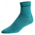 Gulf Teal Stripe - PEARL iZUMi - Transfer 4" Socks