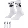 White/Black Stripe - Nike - Men's Sportswear Everyday Essential Crew Socks ‚Äì 3 Pack