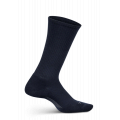 Navy - Feetures - Men's Cush Crew Casual Rib