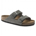 Desert Buck Whale Gray - Birkenstock - Men's Arizona Nubuck Leather