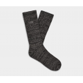 Black - UGG - Men's Trey Rib Knit Crew