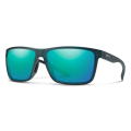 Matte Pacific Crystal - ChromaPop Glass Polarized Opal Mirror - Smith Optics - Riptide