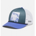 Shark Explore The World, White - Columbia - Women's Trucker Snap Back