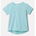 Spray Heather - Columbia - Youth Girls Tech Trail Short Sleeve Tee