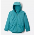 Teal - Columbia - Youth Girls Rainy Trails II Fleece Lined Jacket