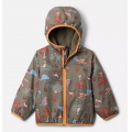 Stone Green Trail Tails - Columbia - Youth Unisex Toddler Mini Pixel Grabber III Wind Jacket