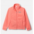 Hot Coral - Columbia - Youth Girls Benton Springs Fleece