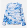 Blue Macaw PFG Camo Print - Columbia - Youth Unisex Super Terminal Tackle Long Sleeve