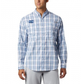 Nc - White Cap Tartan Plaid - Columbia - Men's CLG Super Tamiami LS Shirt