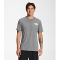 TNF Medium Grey Heather/TNF Black - The North Face - Men's S/S Box NSE Tee