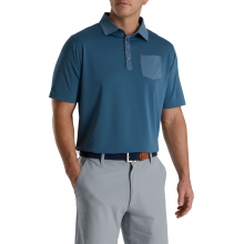 Men's Tonal Trim Solid Pocket Lisle Golf Polo by FootJoy in Homewood AL