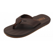 Men's Chimi Faux Leather Upper On Comfort Footbed Flip Flop by Flojos in Fresno Ca