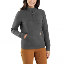 Women's Relaxed Fit Medium Weight QZip MckNck Sweatshirt by Carhartt in Muscoda WI