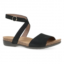 Women's Rafferty Black Milled Nubuck by Dansko in Frederic WI