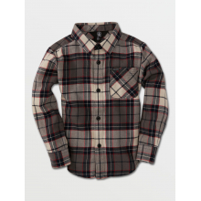 Boy's Caden Plaid Long Sleeve by Volcom