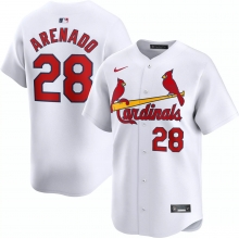 Men's St. Louis Cardinals Nolan Arenado #28 White Limited Vapor Jersey by Nike in Manchester MO