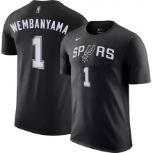 Adult San Antonio Spurs Victor Wembanyama #1 Icon T-Shirt by Nike in San Antonio TX