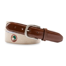 Men's Embroidered Logo Web Belt by Duck Head