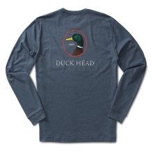 Men's Logo Long Sleeve T-Shirt - White by Duck Head