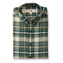 Men's Stoker Plaid Cotton Flannel Sport Shirt by Duck Head