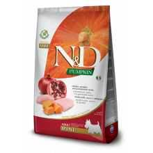 N&D Pumpkin Chicken & Pomegranate Adult Mini Dog Dry Food, 5.5-lb by Farmina