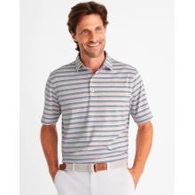 Men's Crew Striped Jersey Performance Polo by Johnnie-O