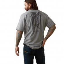 Men's Rebar Cotton Strong American Outdoors T-Shirt by Ariat