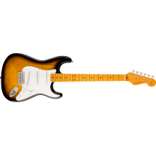 70th Anniversary American Vintage II 1954 Stratocaster Electric Guitar w/Vintage-Style Tweed with Embroidered 70th Anniversary Logo Case, 2-Color Sunburst by Fender Guitars
