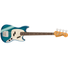 Vintera II '70s Competition Mustang Electric Bass Guitar w/Deluxe Gig Bag, Competition Burgundy by Fender Guitars