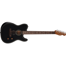 Acoustasonic Standard Telecaster, Black by Fender Guitars