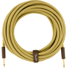 Deluxe Series Instrument Cable - Straight/Straight - 10' - Tweed by Fender Guitars