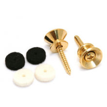 Pure Vintage Guitar Strap Buttons - Nickel (2) by Fender Guitars