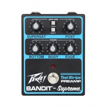 Bandit Supreme Teal Stripe Preamp Pedal by Peavey