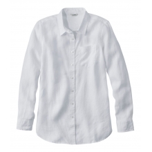 Premium Washable Linen Shirt Tunic Long Sleeve Women's Regular by LL Bean Brand in Spring TX
