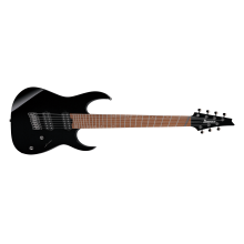 RG Multi Scale 7-String Electric Guitar, Black by Ibanez in Spring TX