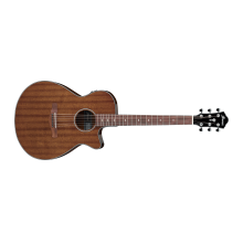 Acoustic Electric Guitar - Natural Mahogany High Gloss by Ibanez in Spring TX