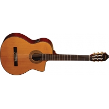 Classical Acoustic Electric Guitar, Natural by Washburn
