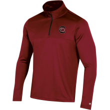 Men's South Carolina Gamecocks Garnet Quarter-Zip Pullover Shirt by Champion
