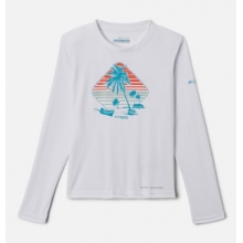 Girl's Tidal Tee PFG Panga Palms Diamond LS by Columbia