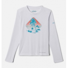 Girl's Tidal Tee PFG Panga Palms Diamond LS by Columbia in Concord CA