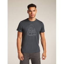 Men's Merino 150 Tech Lite SS Tee Sunset Camp by Icebreaker