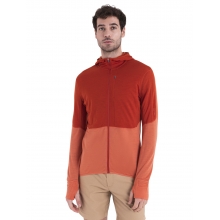 Men's Merino 200 Realfleece Descender LS Zip Hoodie by Icebreaker