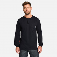Men's FR Cotton Core Henley by Timberland in Locust Grove GA