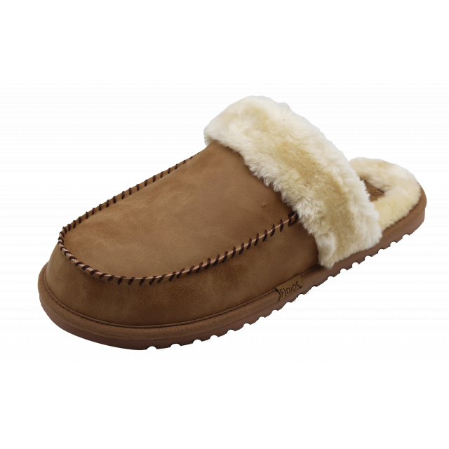 Flojos - Lynx Faux Leather Upper W/Shearling Trim & Sock