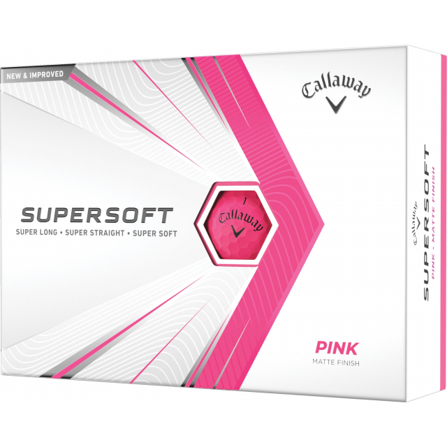 Callaway - 2021 Supersoft Matte Pink Golf Balls