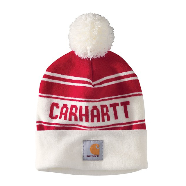 Carhartt - Adult Knit Pom Pom Cuffed Logo Beanie in Fort Myers-FL