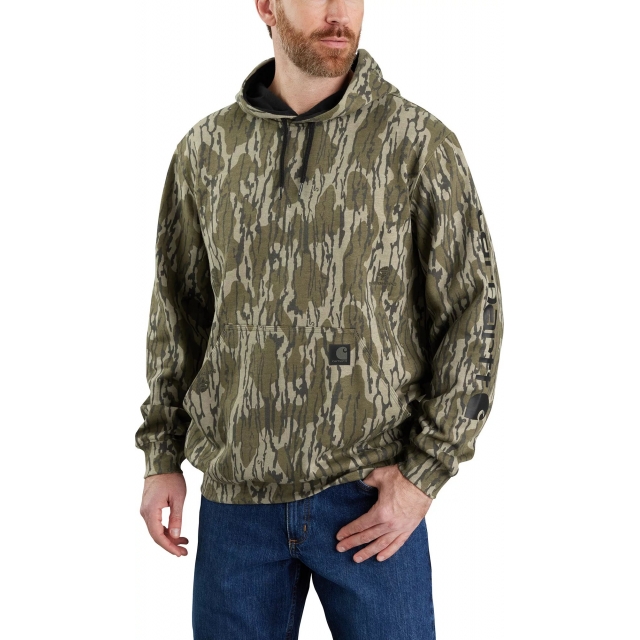 Carhartt - Men's Loose Fit Camo Sleeve Graphic Sweatshirt in Muscoda WI
