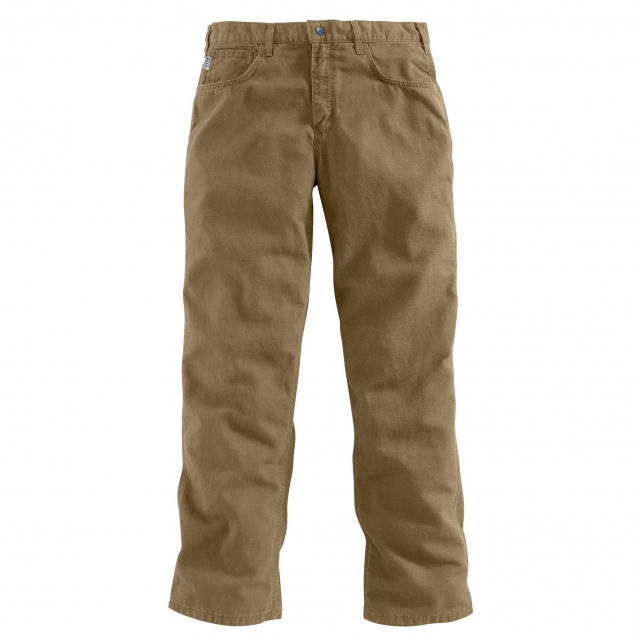 Carhartt - Men's Flame-Resistant Loose Fit Canvas 5Pocket Utility Work Pant