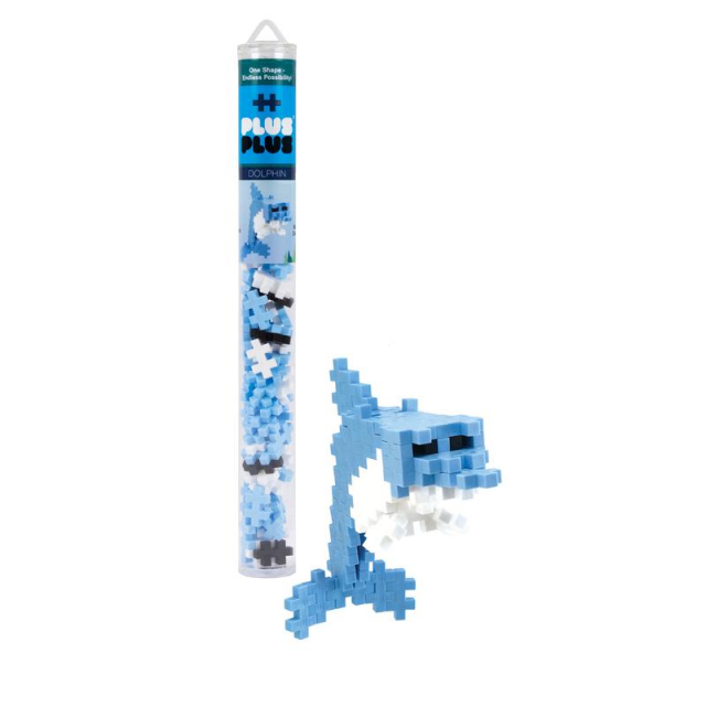 Plus-Plus - 70 pc Tube - Dolphin