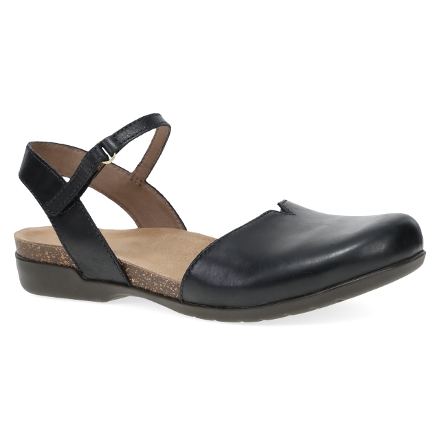 Dansko - Women's Rowan Black Waxy Burnished